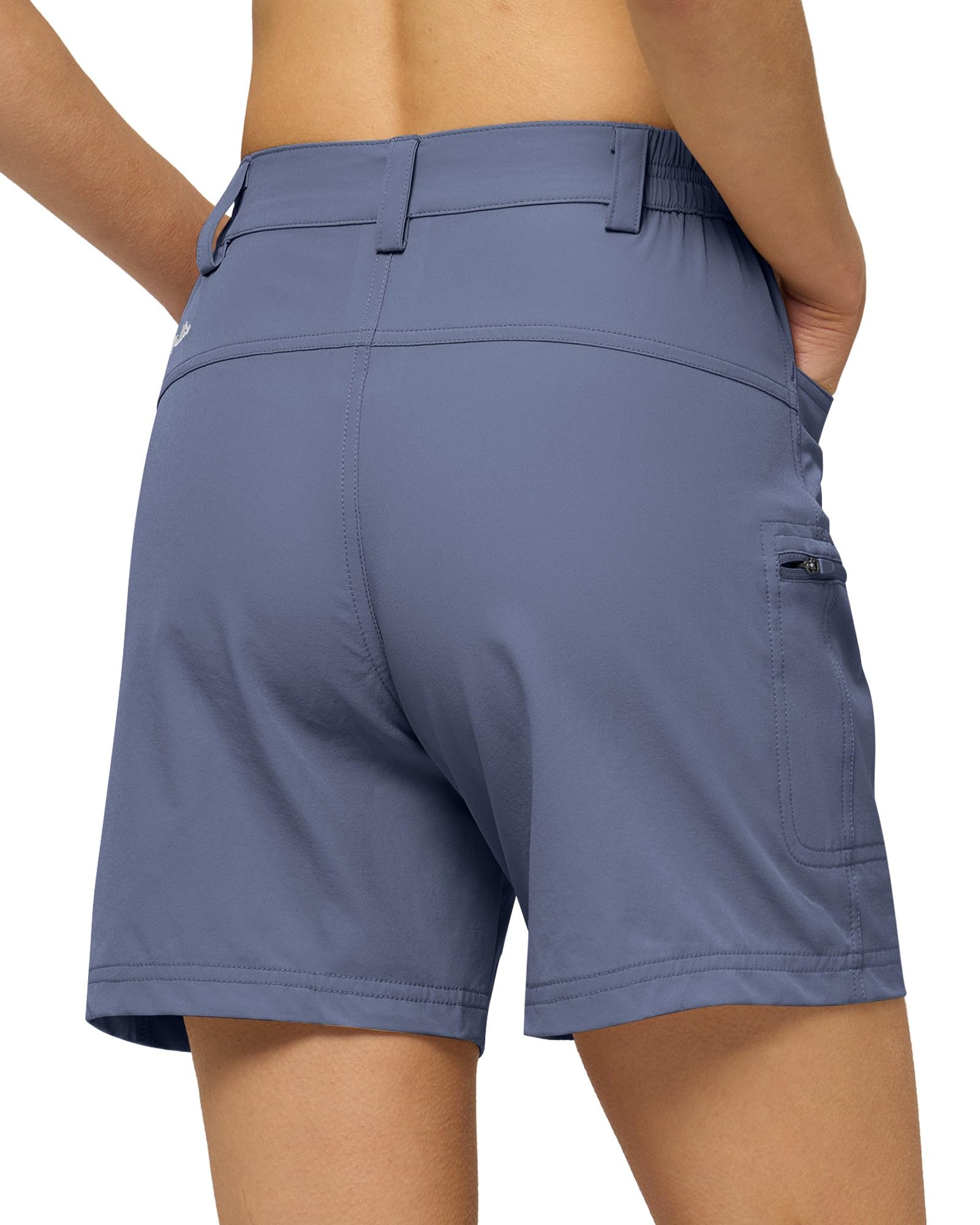 Willit Pantalones Cortos para Senderismo para Mujer