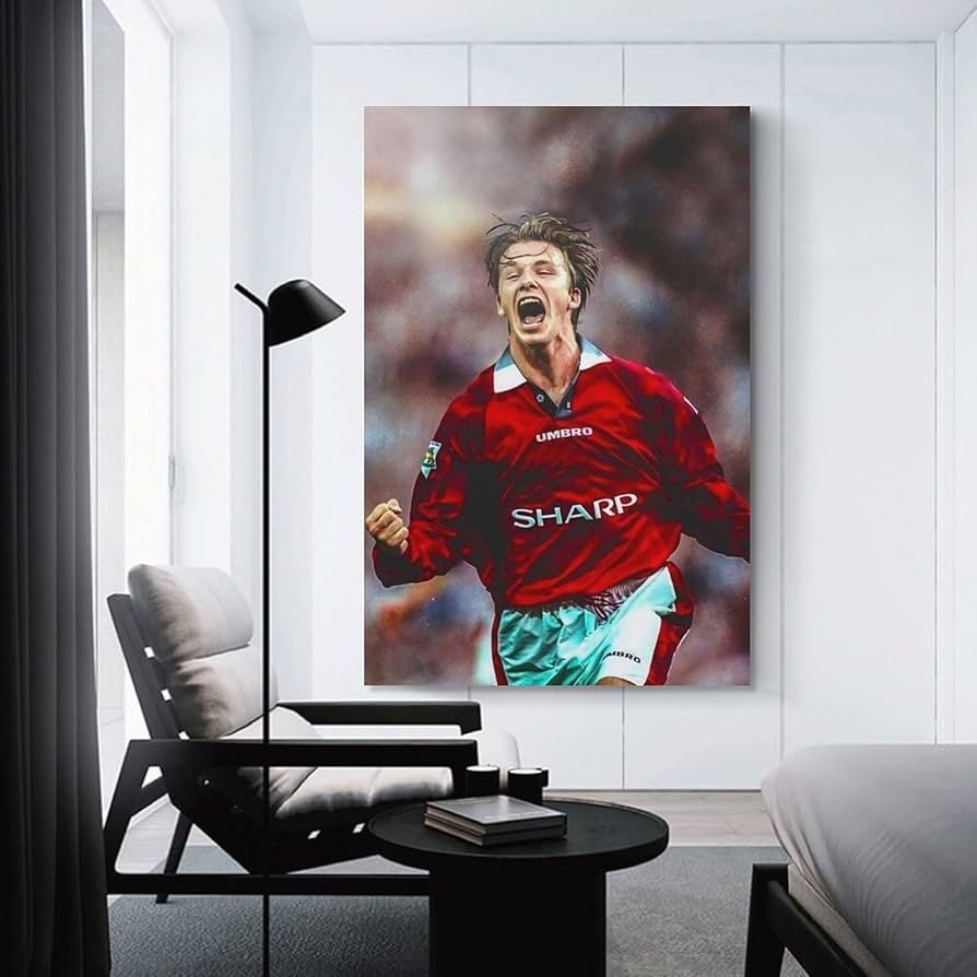 Amazon.co.jp: サッカースターデビッドベッカムポスター (8