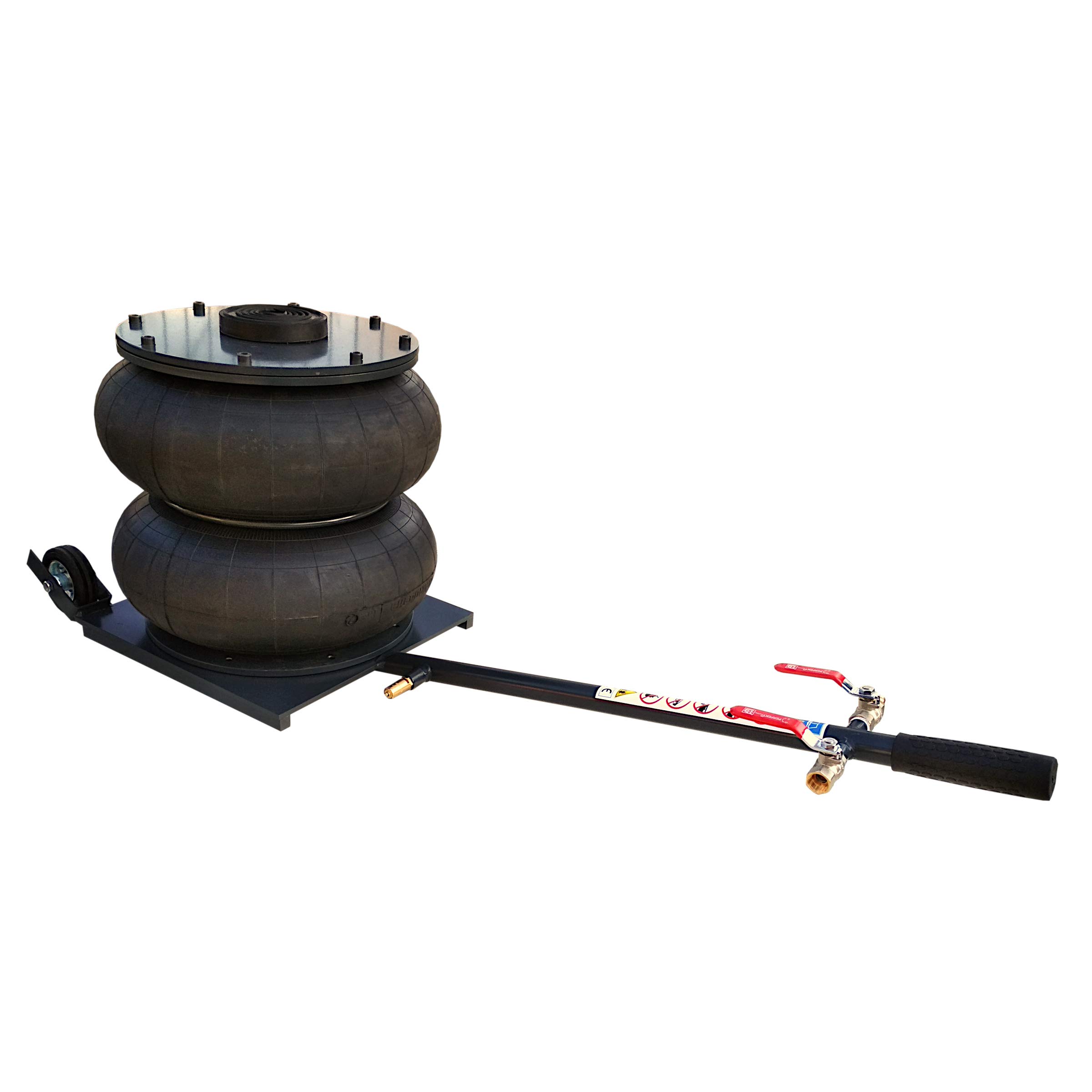 Stix Automotive Equipment GSP8 - Martinetto Pneumatico - Capacità di carico 8000 kg - gamma di sollevamento 150-380mm - pressione di esercizio 6-8 Bar