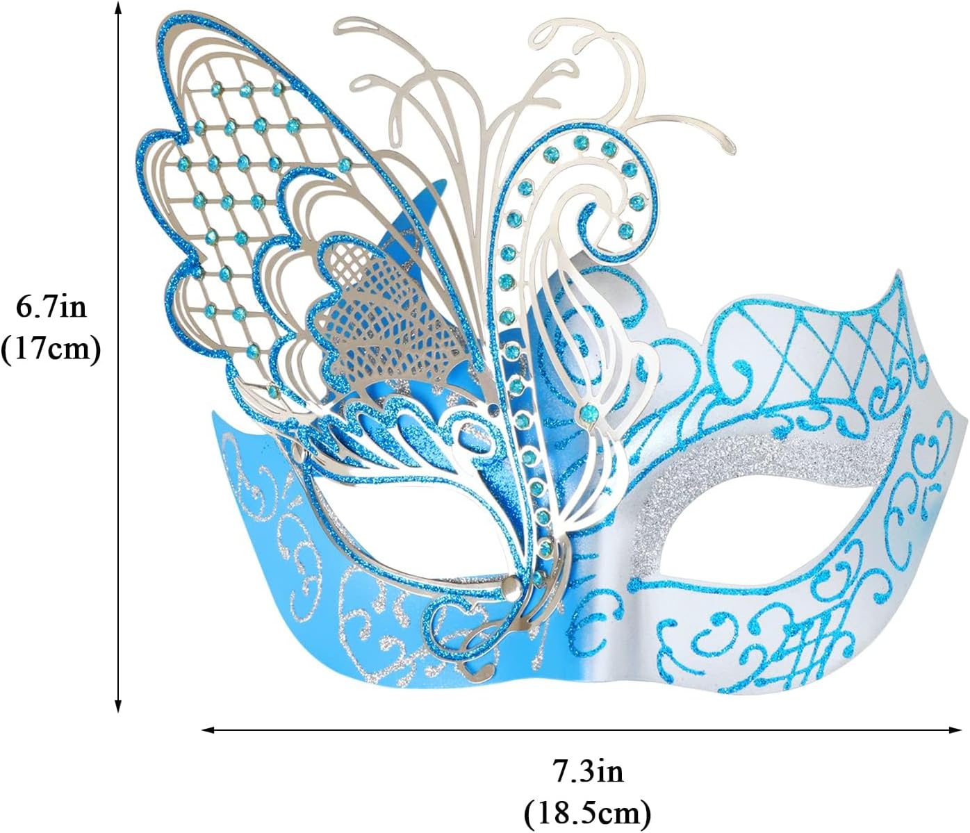 Coddsmz Mysterious Venetian Butterfly Lady Masquerade Halloween Party Mask Evening Prom Ball Mask Bar Costumes Accessory - Image 3