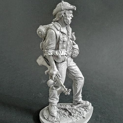 1/16 Ancient Warrior Man Stand Resina Figura Modelo Kit Sin Ensamblar Sin Pintar