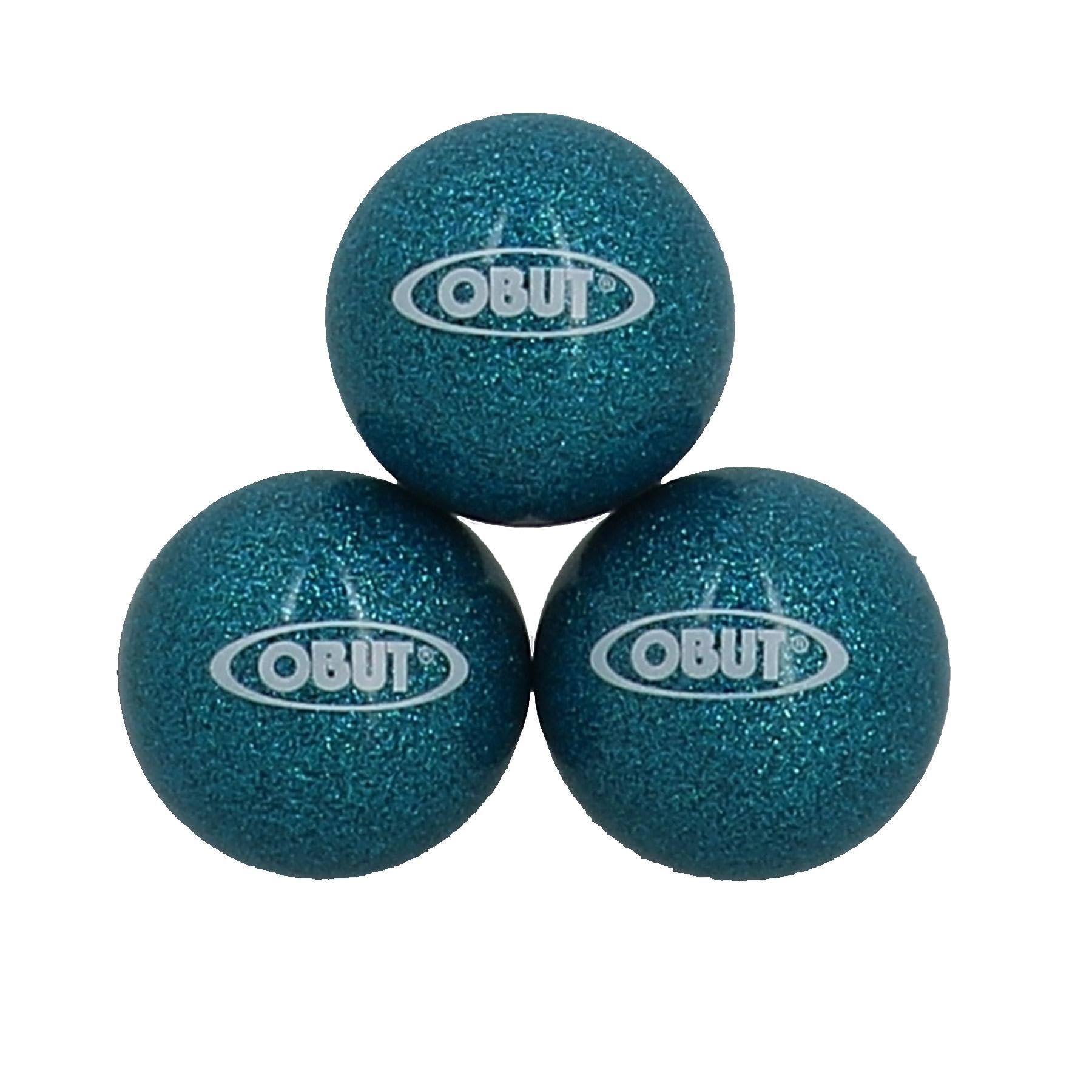 Obut - 3 Boules Bleues Pail Indoor/Outdoor - Boules de pétanque