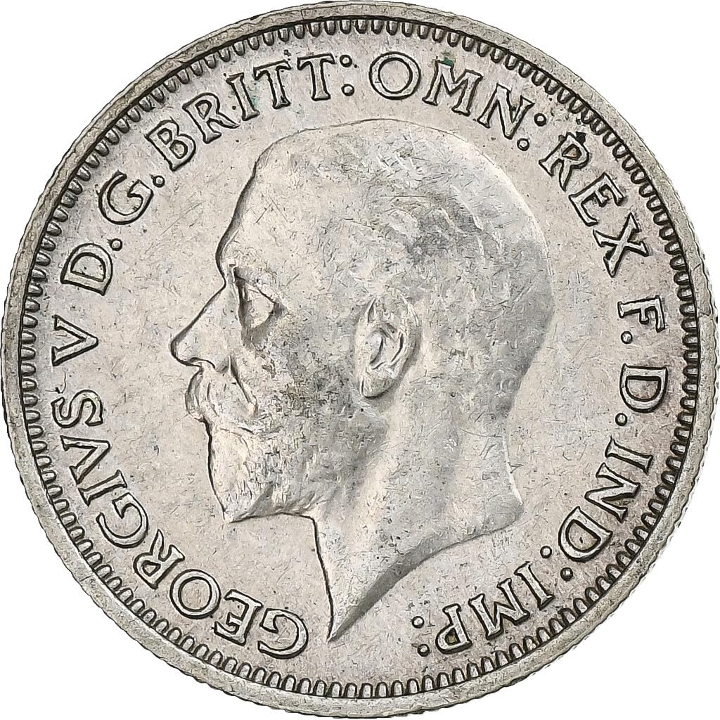 TouaregSilver ＆The Six‑Pence Token&more X2 1922 Great Britain 6 Pence Silver Sixpence Coin UK England