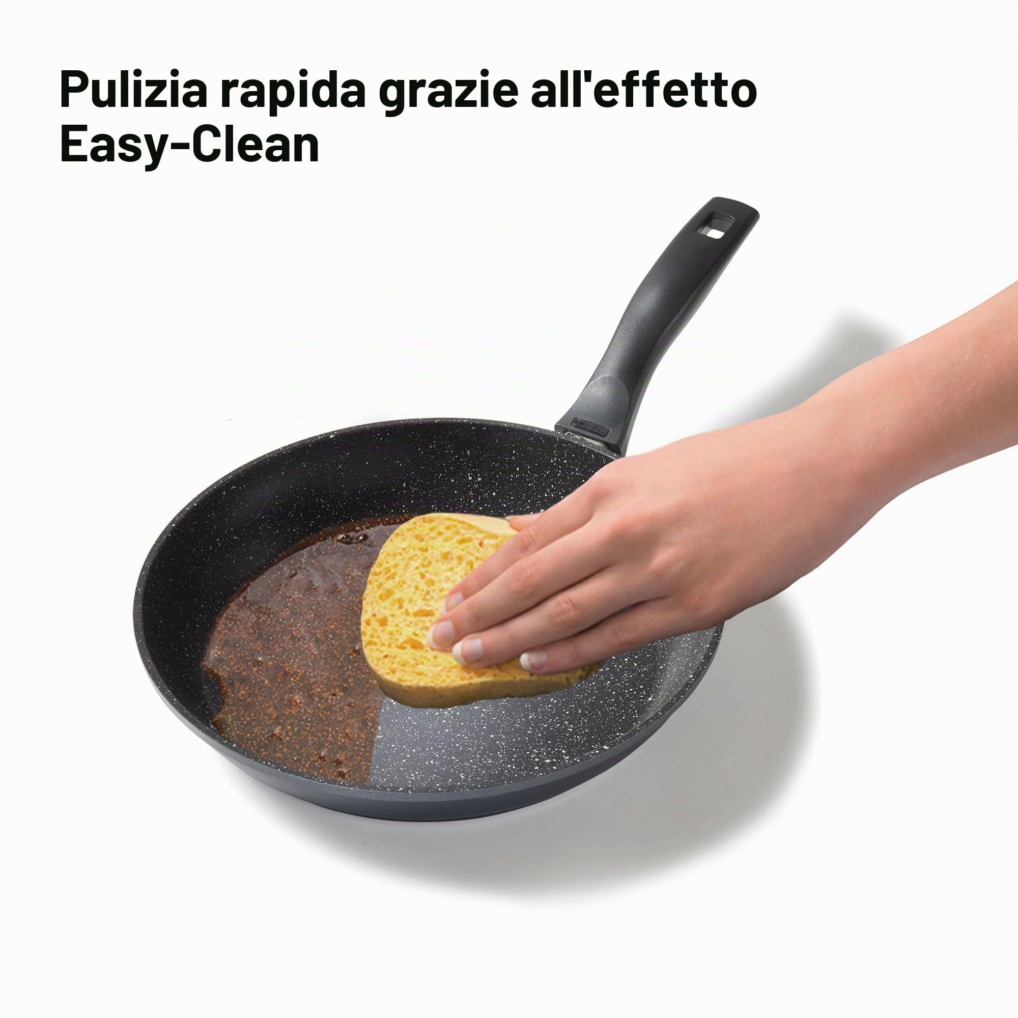 Warimex 6588 Stoneline Batteria di pentole da cucina 8pz