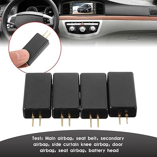 Miniatura 6 de 4 simuladores de detección de bolsas de aire para automóvil, accesorios de repuesto de bolsas de aire ABS duraderos, herramienta de detección de