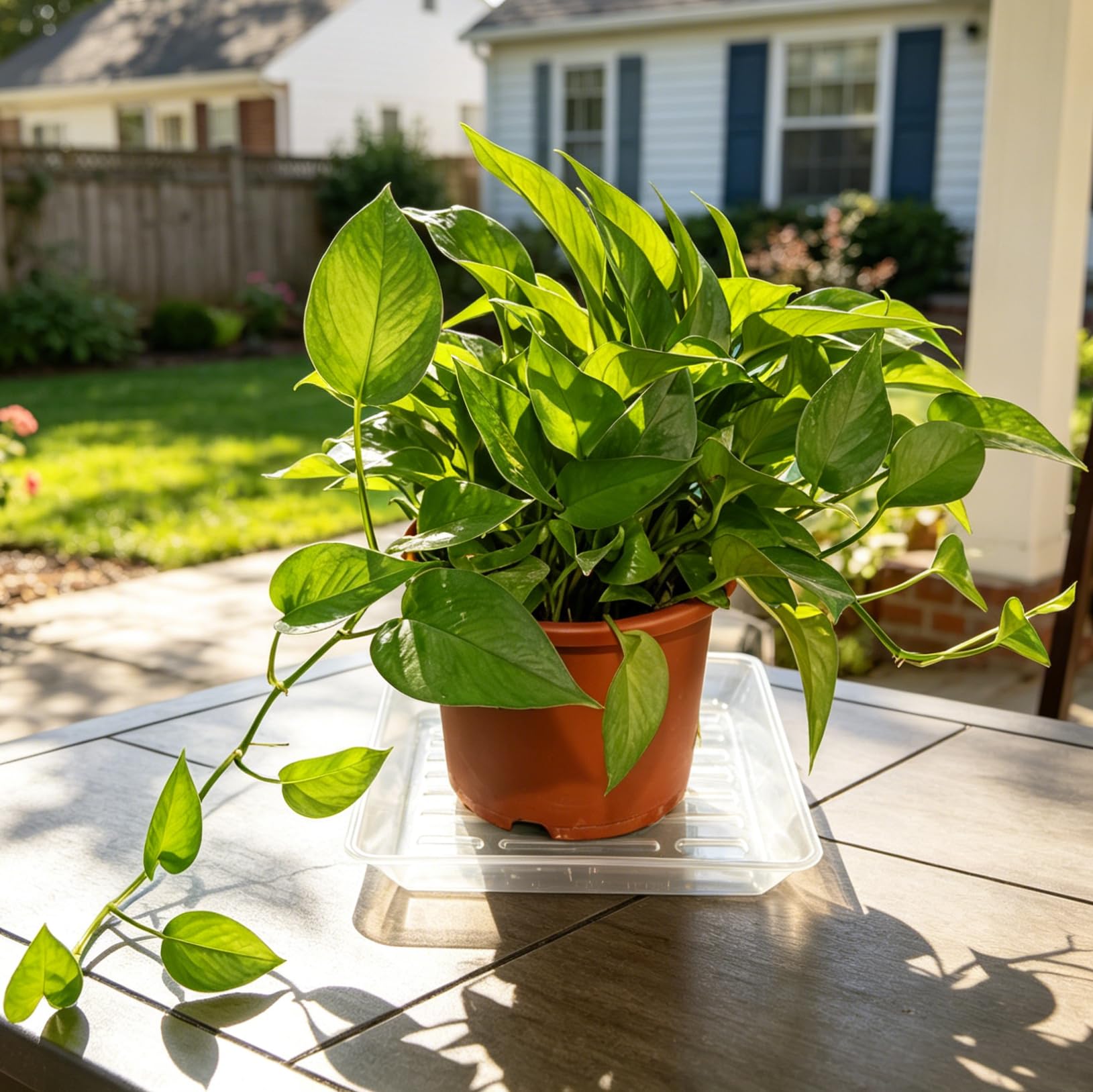 Plant Saucers - 6 Pack 10 Inch Drainage Trays -4 Plant Saucers - 6 Pack 10 Inch Drainage Trays -4