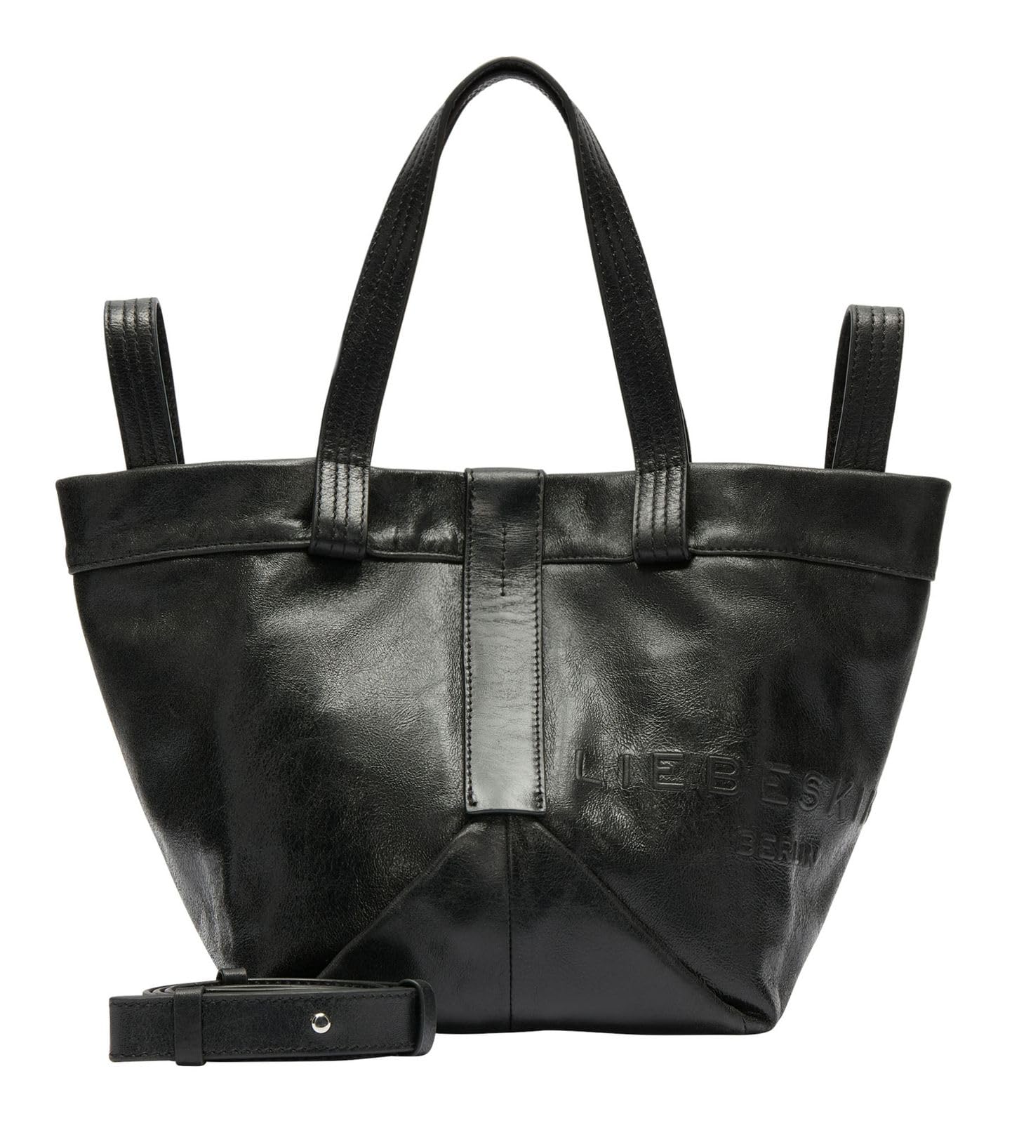 Liebeskind Berlin Women's S-Elvira Lmb SF Ver-Black Shopper, black, small