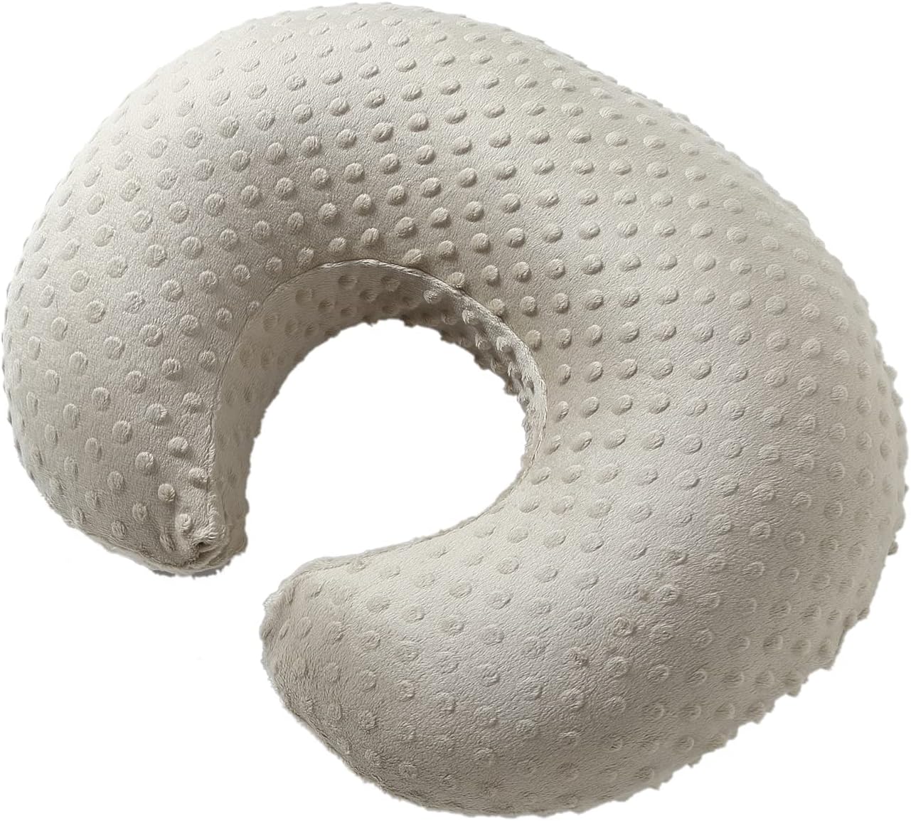 Baby Nursing Pillow and Body Positioner with Premium Slipcover for Breastfeeding for Baby Boys and Girls, Feeding Pillow with Breathable Comfortable Pillowcase (Tidal Foam)
