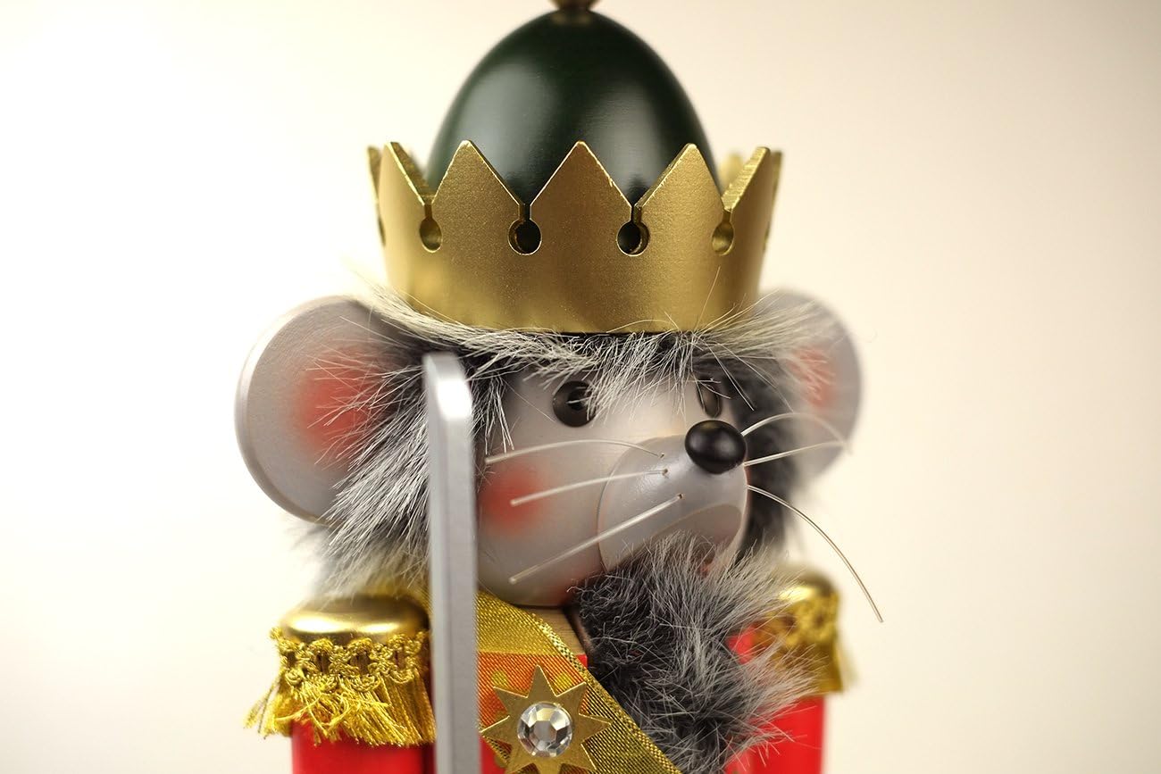 German Christmas Nutcracker Mouseking - 39,0 cm / 15 inches - Christian UlbrichtQ