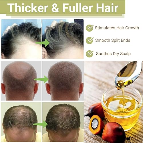 Miniatura 5 de Aceite de batana crudo para el crecimiento del cabello, aceite de batana orgánico sin refinar Dr. Sebi de Honduras, 100% puro y natural para cabello