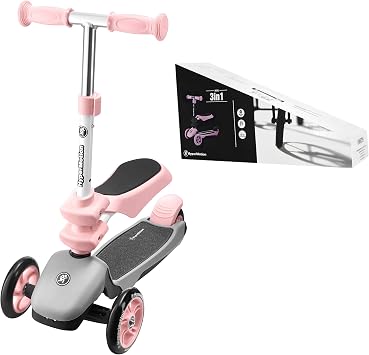 HyperMotion HyperMotion 3-en-1 - Trottinette Tricycle Évolutive Bébé & Enfant