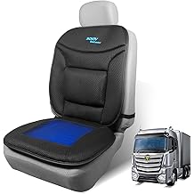 Sojoy Truck Seat Cushion with Firm Lumbar Support,Gel Seat Pad with Upper Lower Back Support Pillow for Office,Car,Truck, Pain Relief Coccyx Seat Cushion