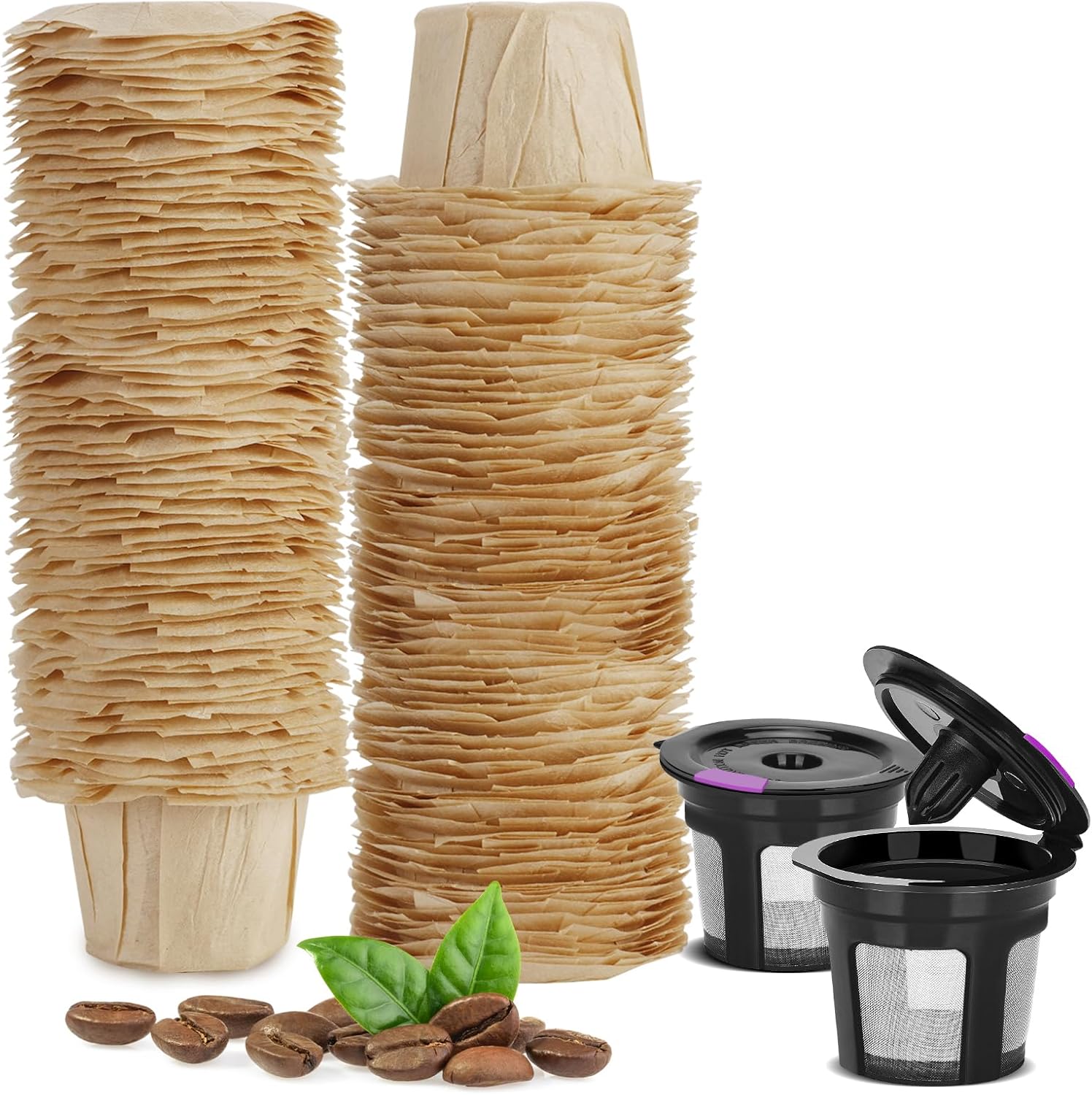 Reusable K Cups For Keurig with 200 Counts Paper K Cup