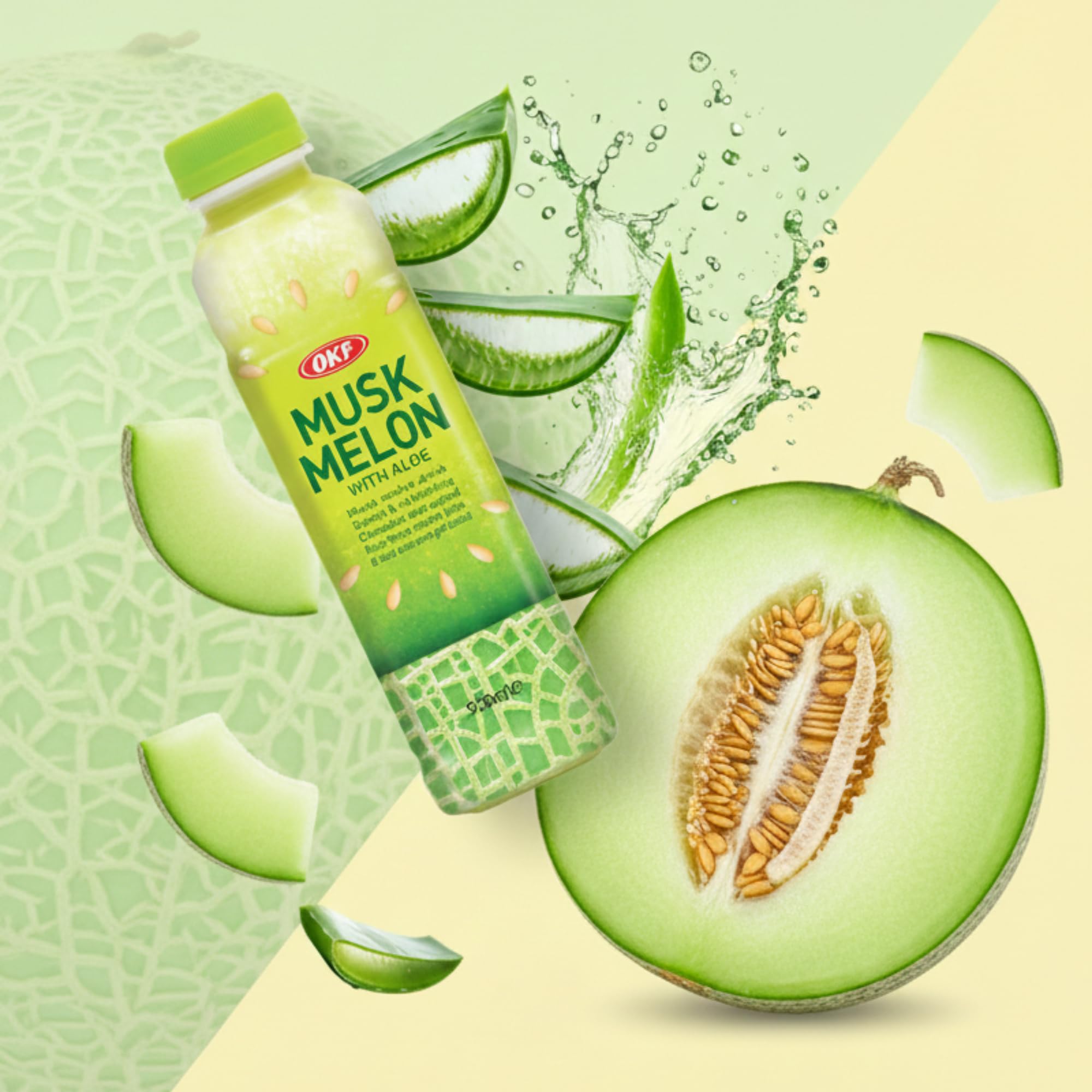 HU TASTE - Mix Discovery Bevande Asiatiche: OKF Jelly Chew & Aloe Vera King - Succhi di Frutta con Pezzi di Gelatina e Cocco - Cocco da Bere, Litchi, Mango e Ananas - Box Merenda Esotica
