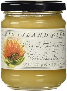 Organic Ohia-Lehua Blossom Raw Honey by Big Island Bees (9 ounce)