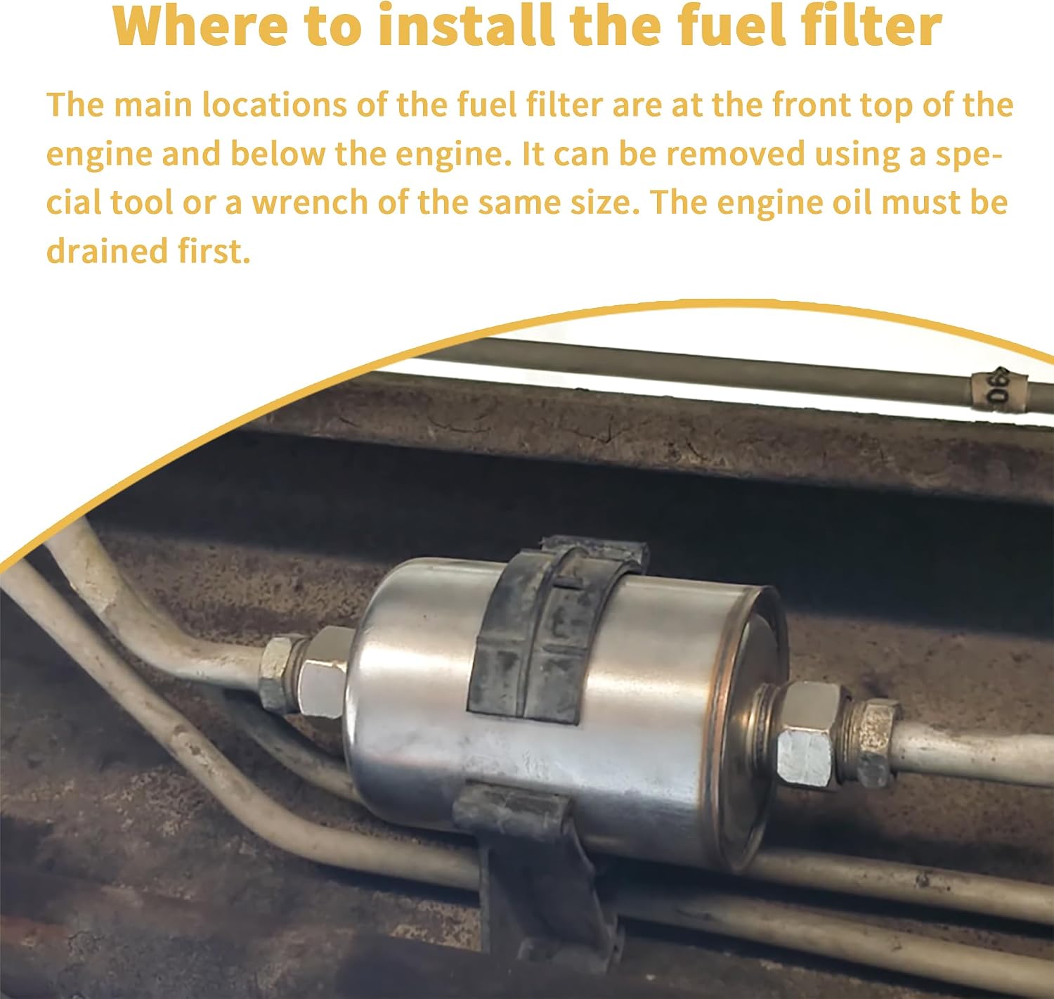 PF-2400 Gasoline Fuel Filter Compatible with 1991-2006 GM Truck/Passenger Car Fuel Injected Engines,Compatible with Chevrolet Colorado 3.5L 2004-2005, Express 3500 5.7L 1996-2002