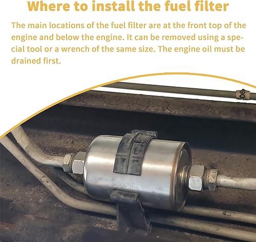 Miniatura 5 de PF-2400 Filtro de combustible de gasolina compatible con motores de inyección de combustible GM 1991-2006 para camiones/pasajeros, compatible con