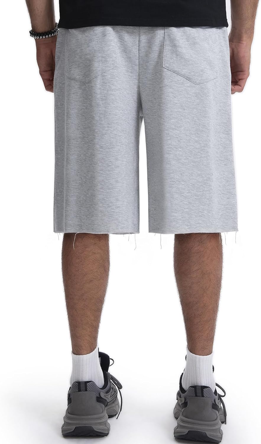 Men's Baggy Sweat Shorts Workout SweatShorts with Pockets 2026