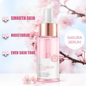 Sakura Skin Care Sets & Kits, Girlsfriend Gifts, Pamper Gifts for Women with Serum,Cream,Sleep Mask,Eye Mask- Pamper Set for Teen,Girls,Women,Mom | Birthday, Travel Skincare Set(14PCS)