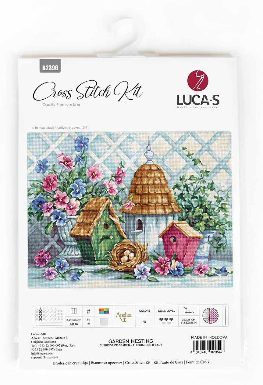Cross Stitch Kit Luca-S - Garden Nesting