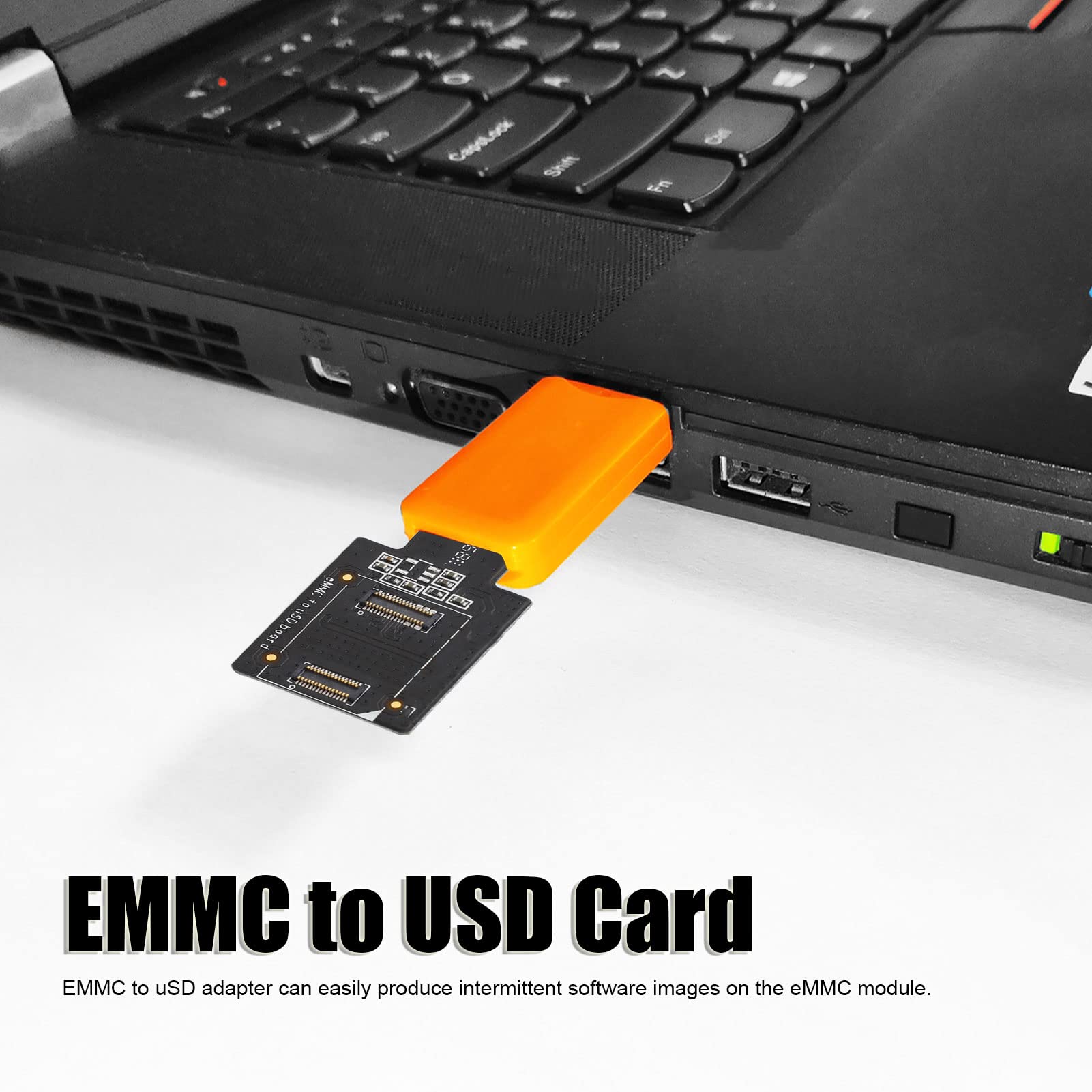 5 PIèces EMMC à Carte USD, Produit des Images Intermittentes avec Précision EMMC à Carte D'Adaptateur de Carte de Stockage Adaptateur EMMC pour ROCK PI 4E