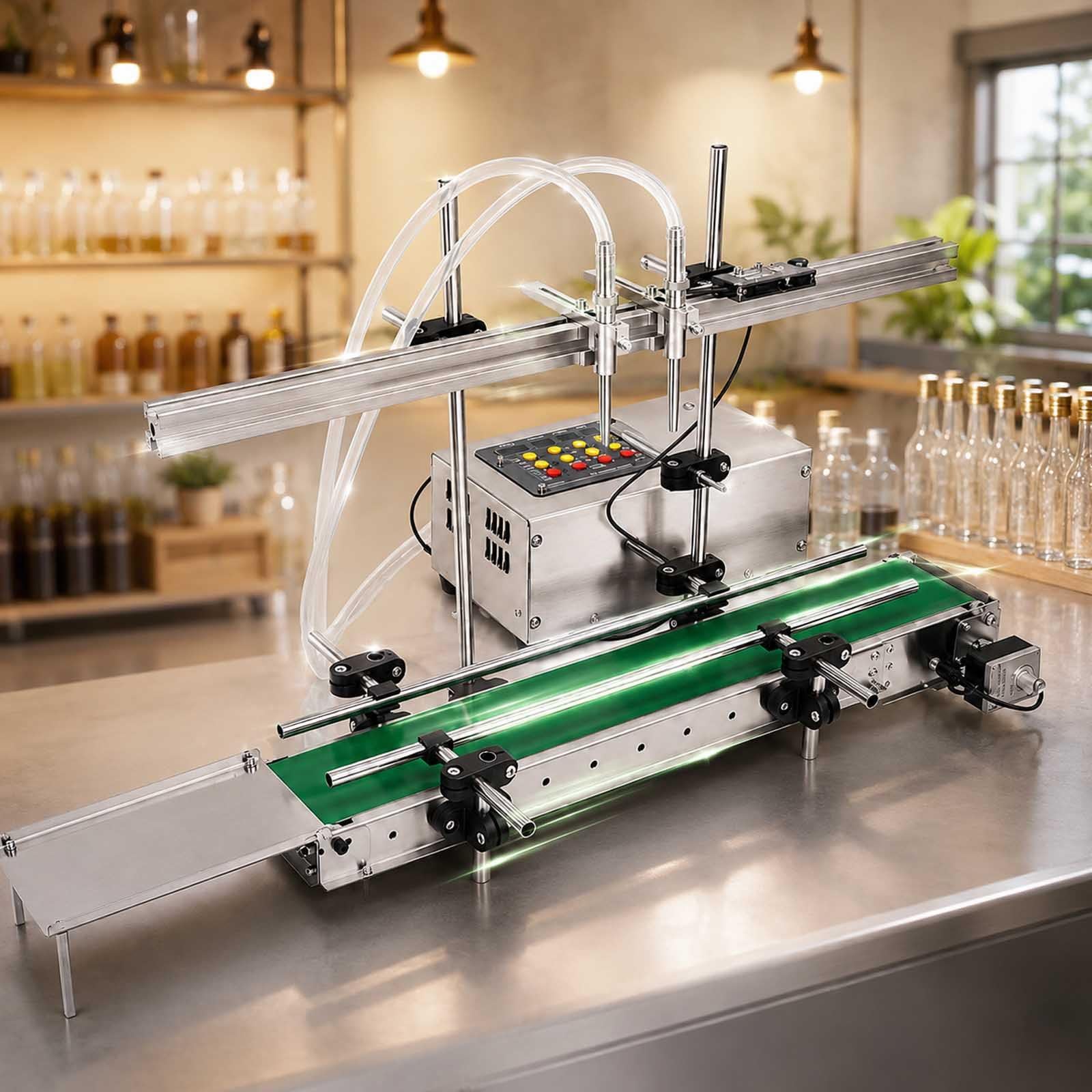 Llenadora automática de botellas para envasar perfume y bebidas con precisión