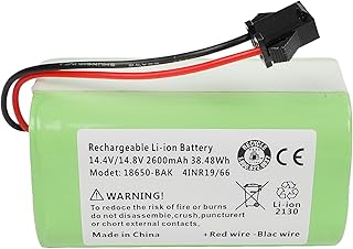 Robot Vacuum Replacement Battery 14.4V/14.8V 2600mAh Replacement pa04 Battery for Ecovacs Deebot N79S/N79 & Eufy 11s Robovac 11/30 25c