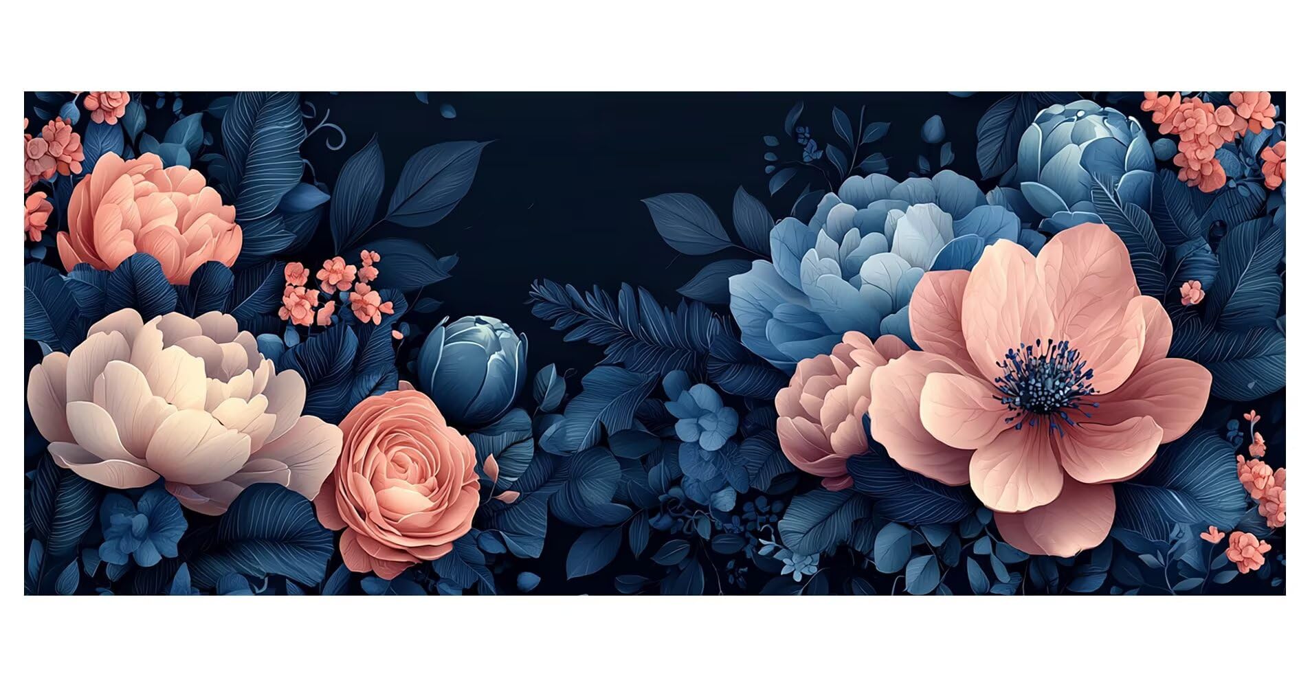 Blume Diamond Painting Groß XXL 150x60cm, Basteln Erwachsene Diamond Painting Set, 5D DIY Anlage Diamant Paintings Bilder Erwachsene, Diamond-painting Set mit Zubehör für Zimmer Deko Geschenke F-13