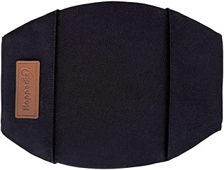 Hoppediz Lendenwirbelstütze, ergonomische Unterstützung für Babytrage und Tragetuch, universell, black