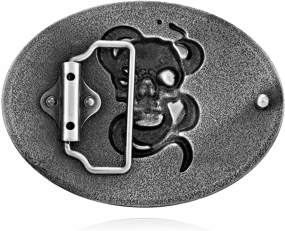 KDG Western Cowboy Novel Skull Belt Buckle Vintage Cross Kneeling Man Belt Buckle American Flag Belt Buckle for Men Women - Image 4