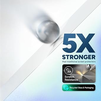 ZAGG Glass Elite Screen Protector for iPad Pro 11 Inch M5/M4 (2025/2024) 5X Stronger Tempered Glass, Anti-Scratch, Smudge-Resistant, Case-Friendly, Easy Application, HD Clarity