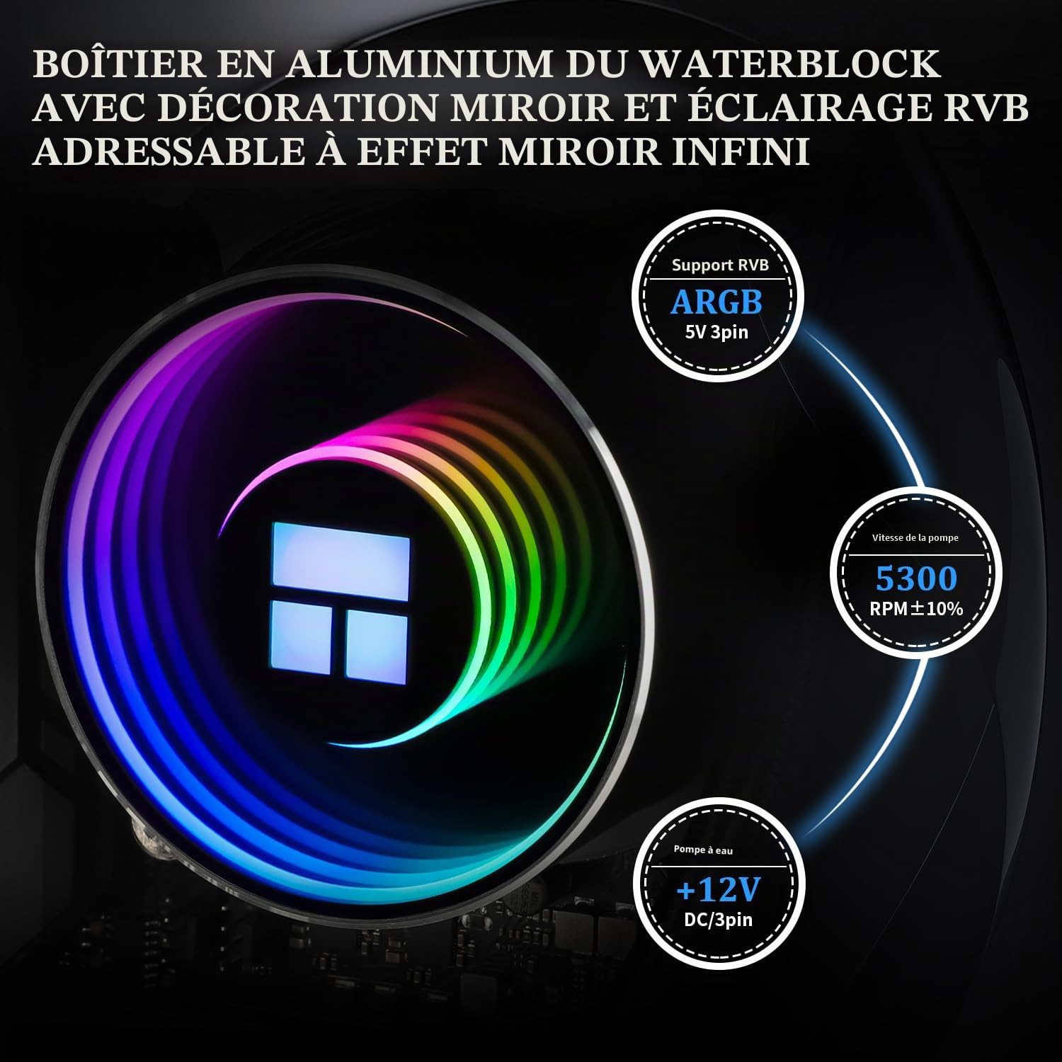 Thermalright - Frozen Notte 360 (noir) - Watercooling AIO