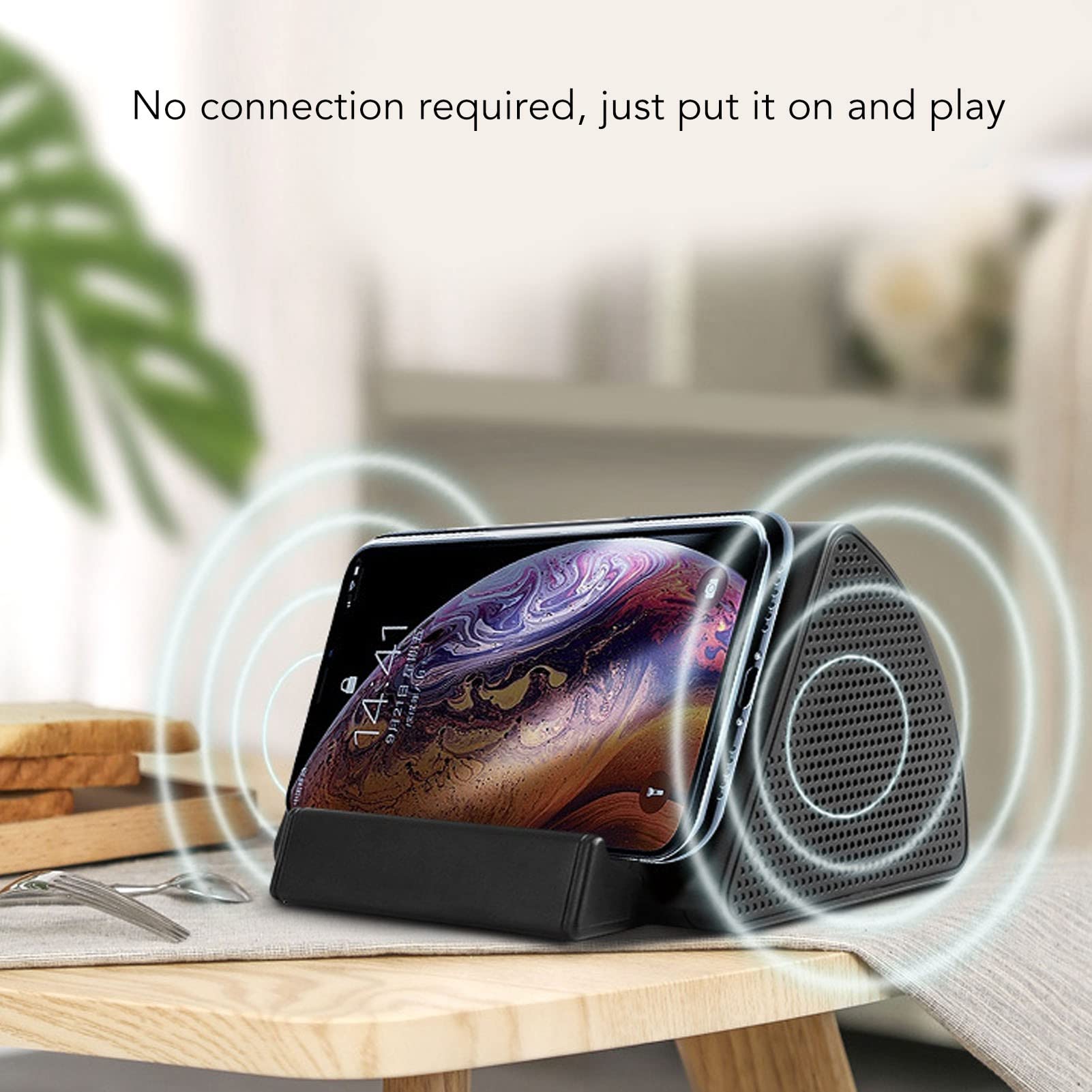 Dzqad Induktionslautsprecher Für Mobiltelefone - Audio-Station