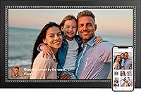 Humblestead 15.6 Inch WiFi Digital Picture Frame 1920x1080 IPS Touchscreen, 64GB Storage, AiMOR App Sharing, Wall Mountable