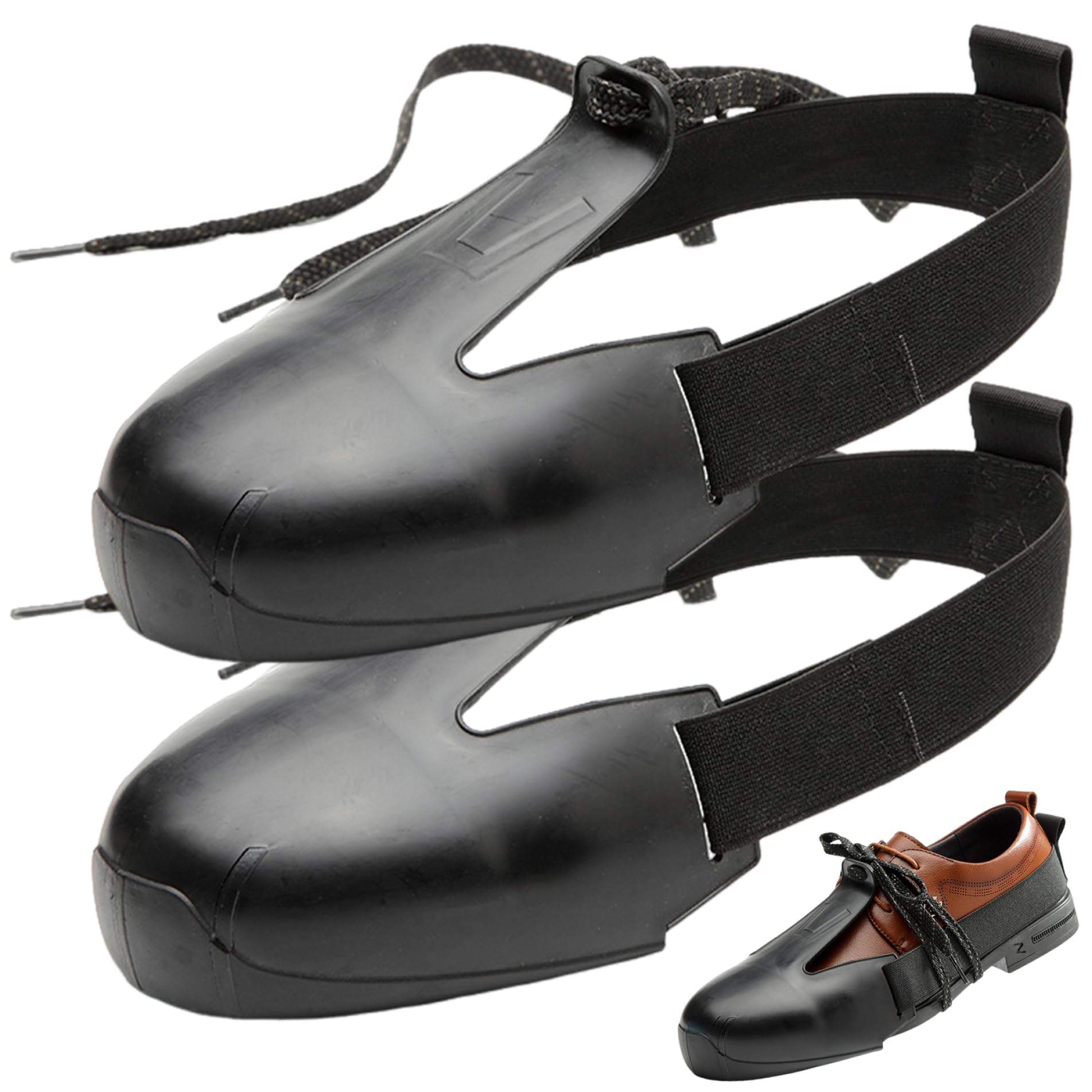 Roofing Shoes Plastic Roofing Boots Anti-Slip Roof Shoes with Elastic Band Comfortable Roofing Shoes for Men Women Outdoor Roofing Work Construction Protector