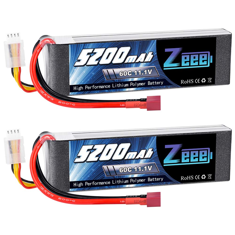 MVMOD Batería de polímero de litio 3S con kit de cargador, 2200 mAh, 11,1 V, 35 C, batería de polímero de litio con conector Deans T para avión RC Quadcopter helicóptero helicóptero MVMOD Batería de polímero de litio 3S con kit de cargador, 2200 mAh, 11,1 V, 35 C, batería de polímero de litio con conector Deans T para avión RC Quadcopter helicóptero helicóptero