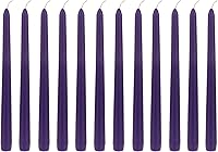 Vista 42 de Mega Candles 12 velas cónicas marrones sin perfume, velas de cera vertida a mano de 10 x 7/8 pulgadas, decoración del hogar, recepciones de boda