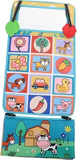 ibasenice Livro De Pano Com Espelho Distorcido Livro De Pano Para Bebê Brinquedo Animal Brinquedos Preto E Branco Para Bebês Livro De Iluminação Brinquedo Livro De Atividades Para Crianças