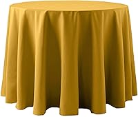 Vista 23 de ULTIMATE TEXTILE Cotton-Feel - Mantel redondo de comedor fino de 72 pulgadas, color verde salvia