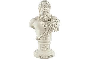 Elegant Poseidon Collectible Bust Statue: A Majestic Tribute to the Greek God