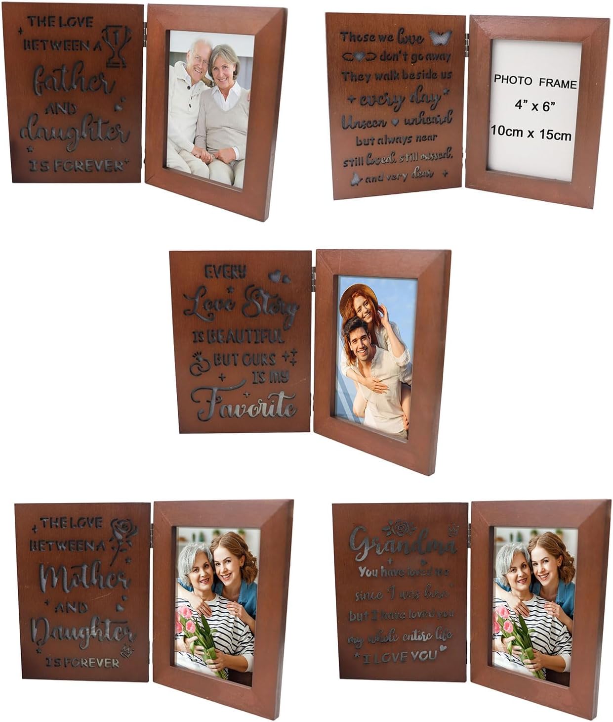 Photo Holder Wood Luminated Frame Create Warm Memory Holder Stand Wedding Decoration Frame