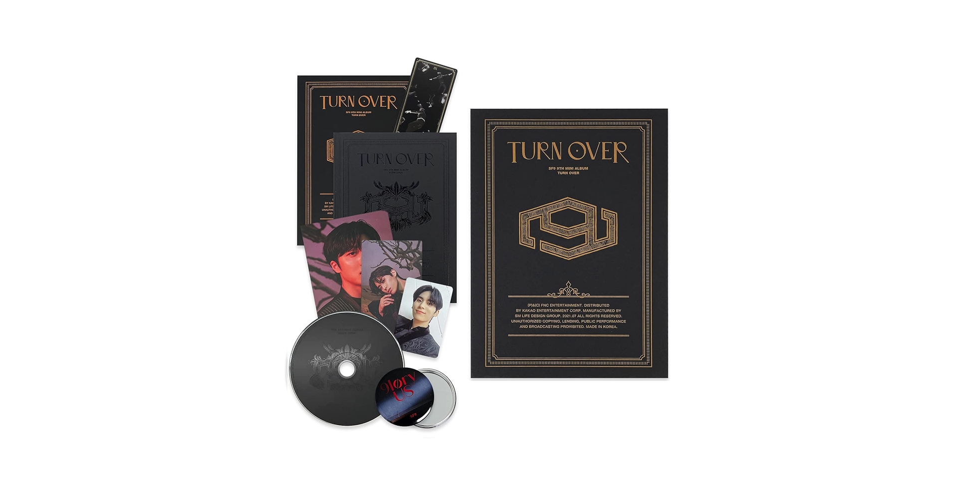 Amazon.com: SF9-9th Mini Album [TURN OVER] (Special Ver. - F