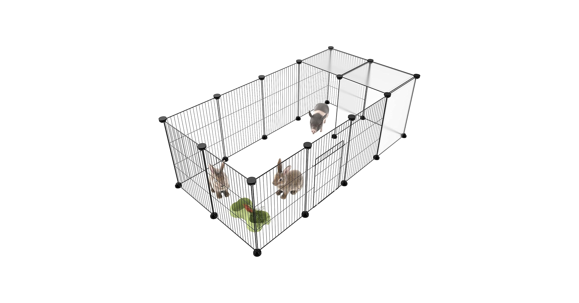 PET 7cm×6m 150cm/loop 莫奈小镇 Amazon.com : HOMIDEC Pet Playpen,Small Animals Cage DIY Wire