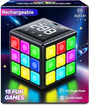 Xinbeiya Cube de Jeu Interactif Rechargeable 15-en-1