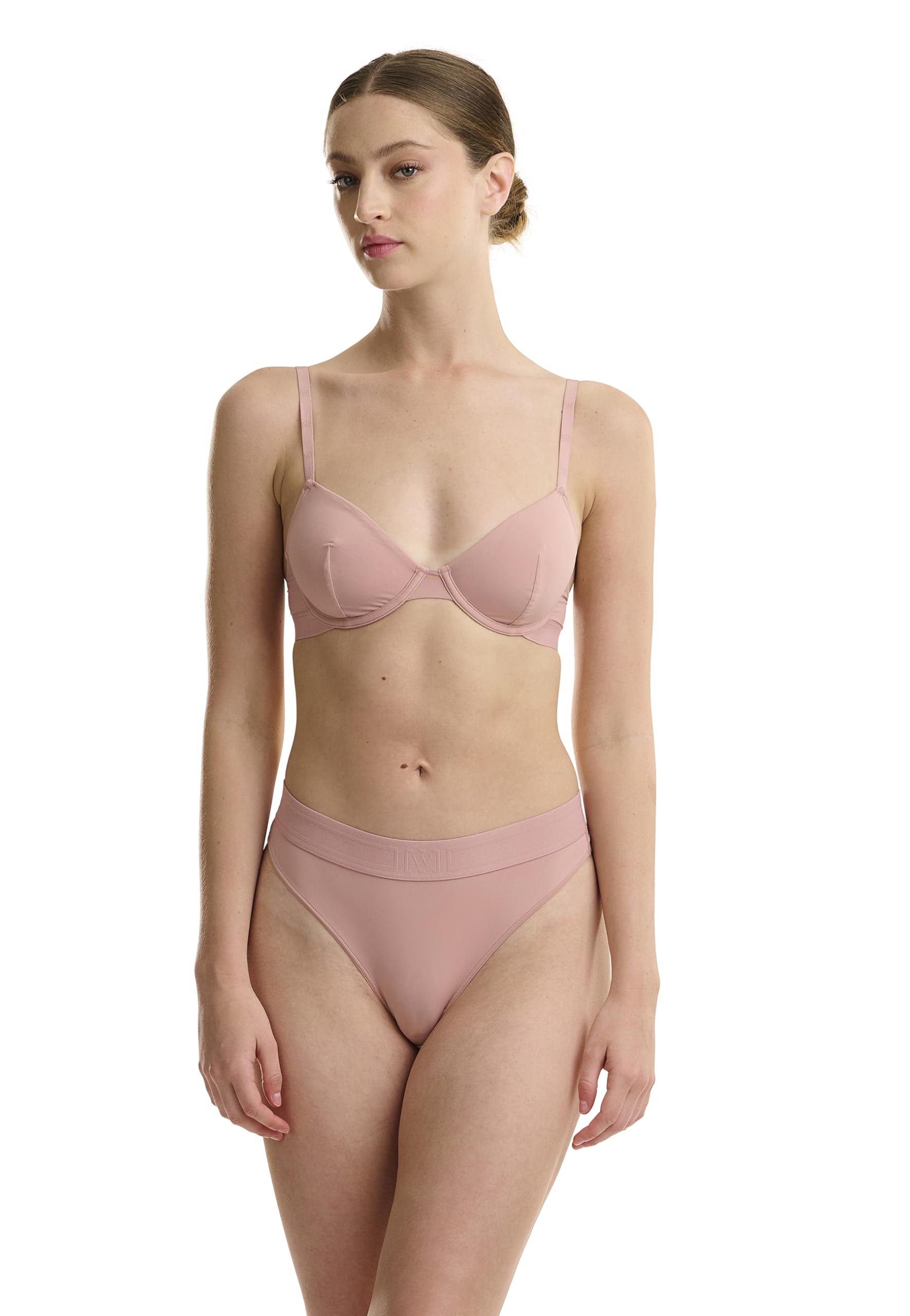 String Wolford Microfibre femme sous-vêtement invisible rose