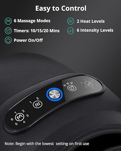 Miniatura 2 de Medcursor Masajeador de manos, masajeador de manos con calor y compresión para túnel carpiano y articulaciones rígidas, alivio del dolor de muñeca a