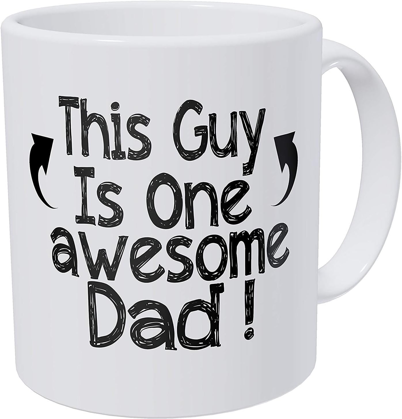 This Guy Is 1 Awesome Dad 11 Ounces Funny Coffee Mug Willcallyou