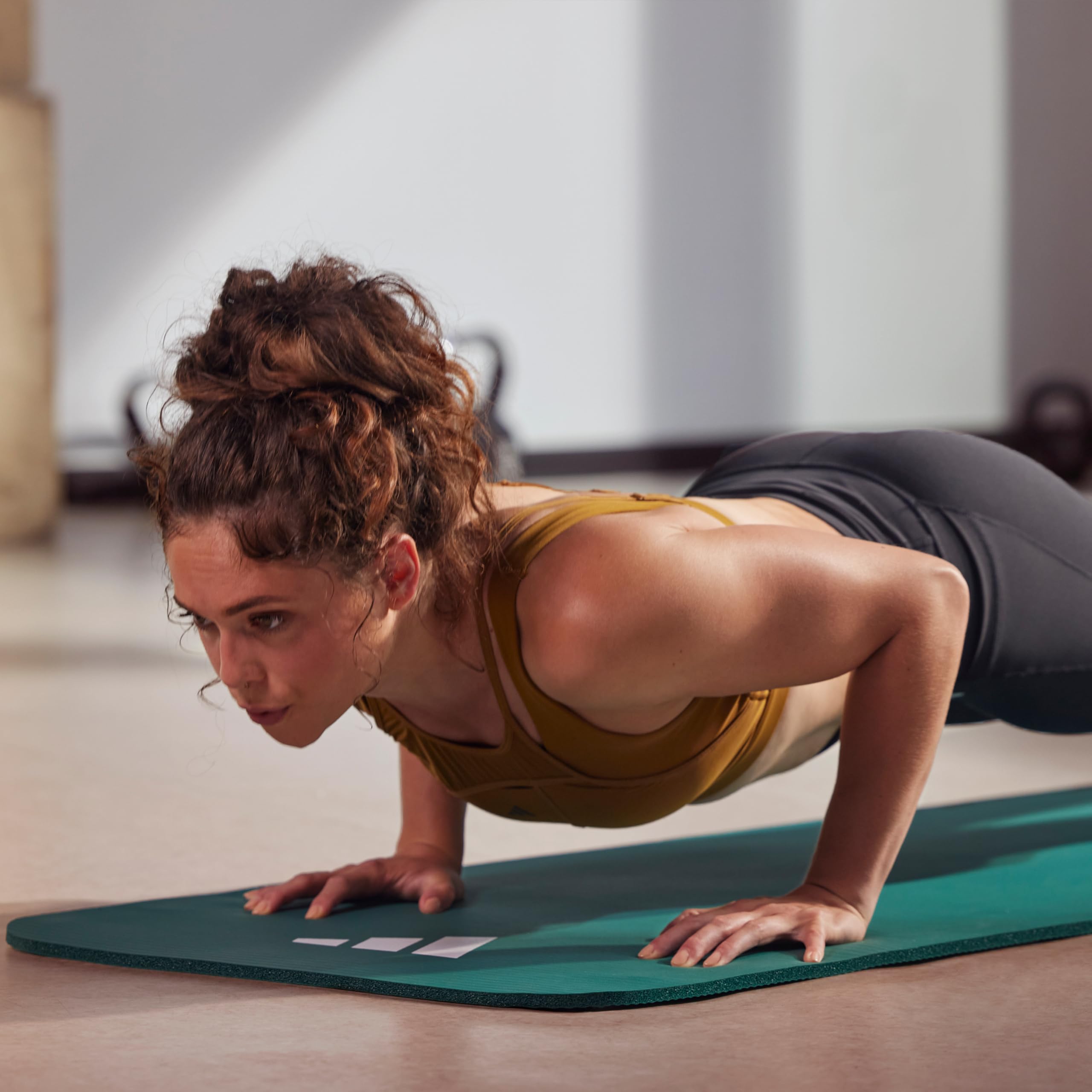 Adidas Alfombrilla Fitness 10mm Verde Oscuro
