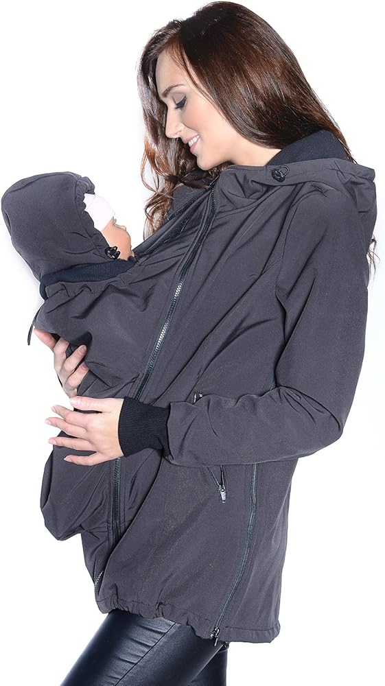 Umstandsjacke Winter In Mija 3-in-1 Tragejacke – Für Babytrage