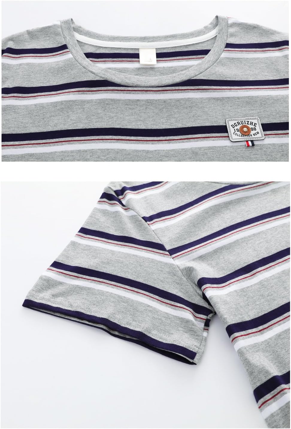 Big Boys Pajamas,Long Plaid Strips Cotton Shorts Tee Shirt Sleepwear Teens 8-18 Years - Image 3